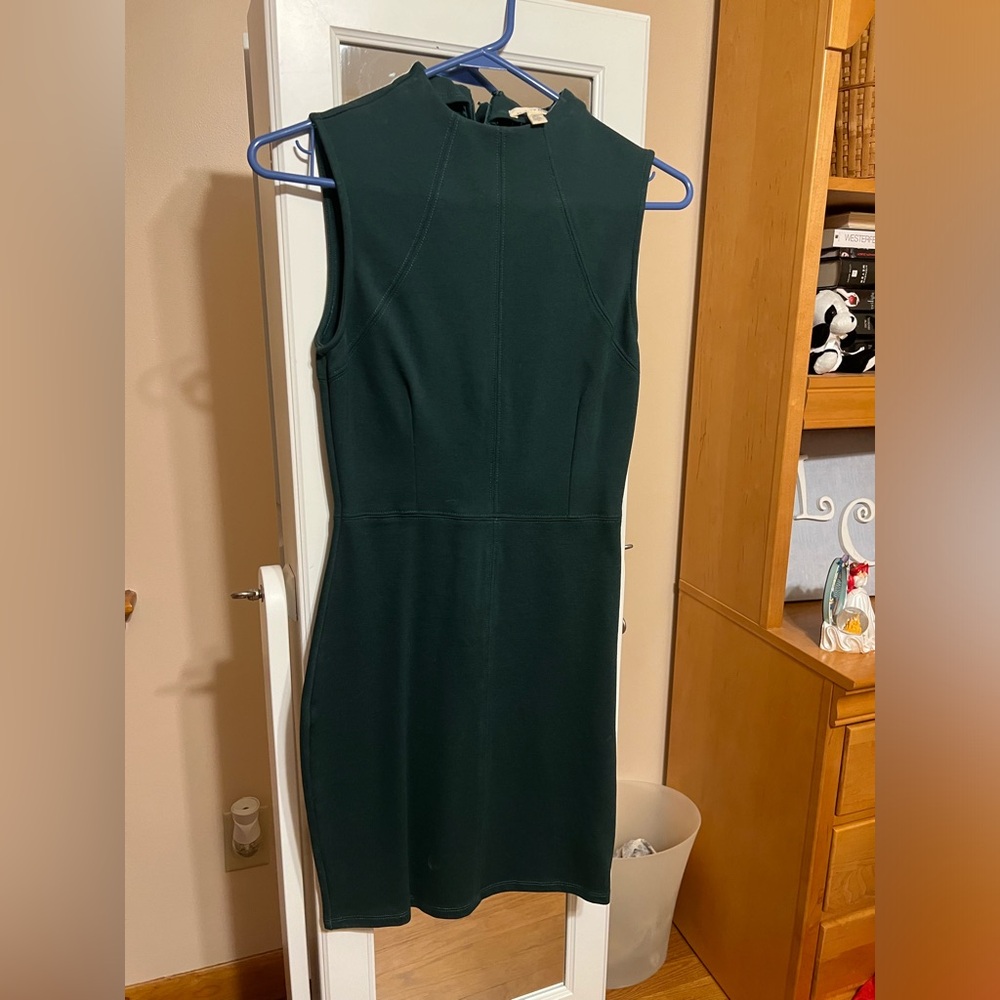 Forest Green Bodycon Dress Urban Outfitters S